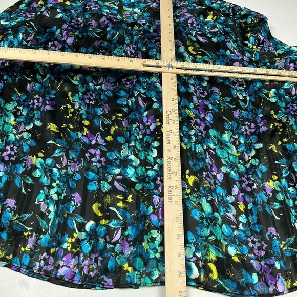 The Limited Collection Button Down Blouse Floral Long Sleeve Dressy Shirt 1X - Picture 6 of 8